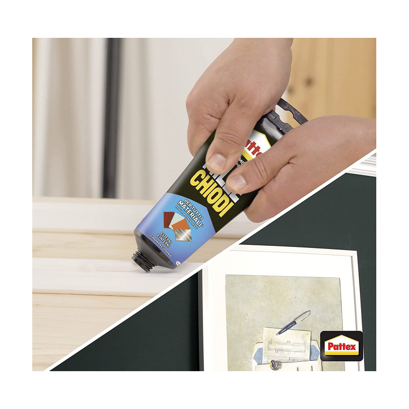 Pattex Millechiodi Pegamento adhesivo al agua, resistente al agua