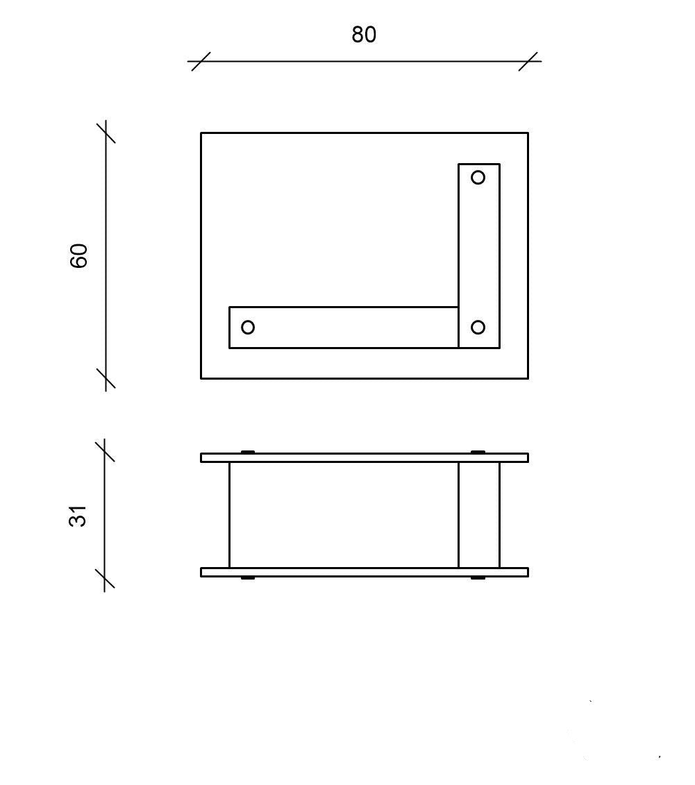 Biochimenea de diseño de suelo de bioetanol negro 80 x 31 x h 60 cm