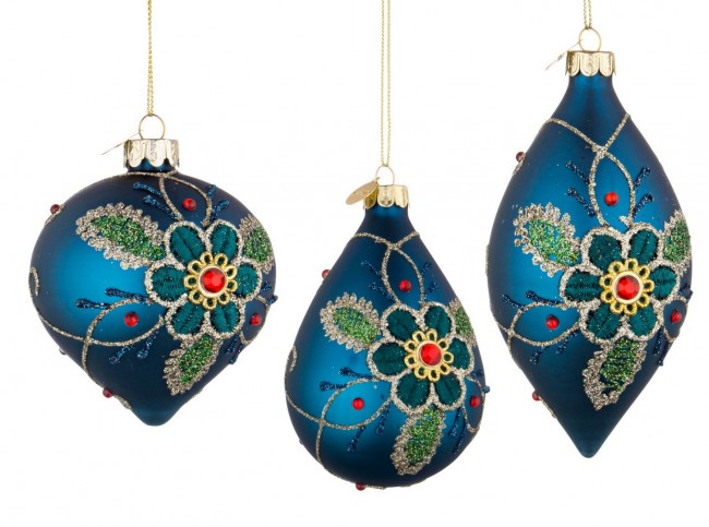 12x Colgante Vt Florete Azul Ass3