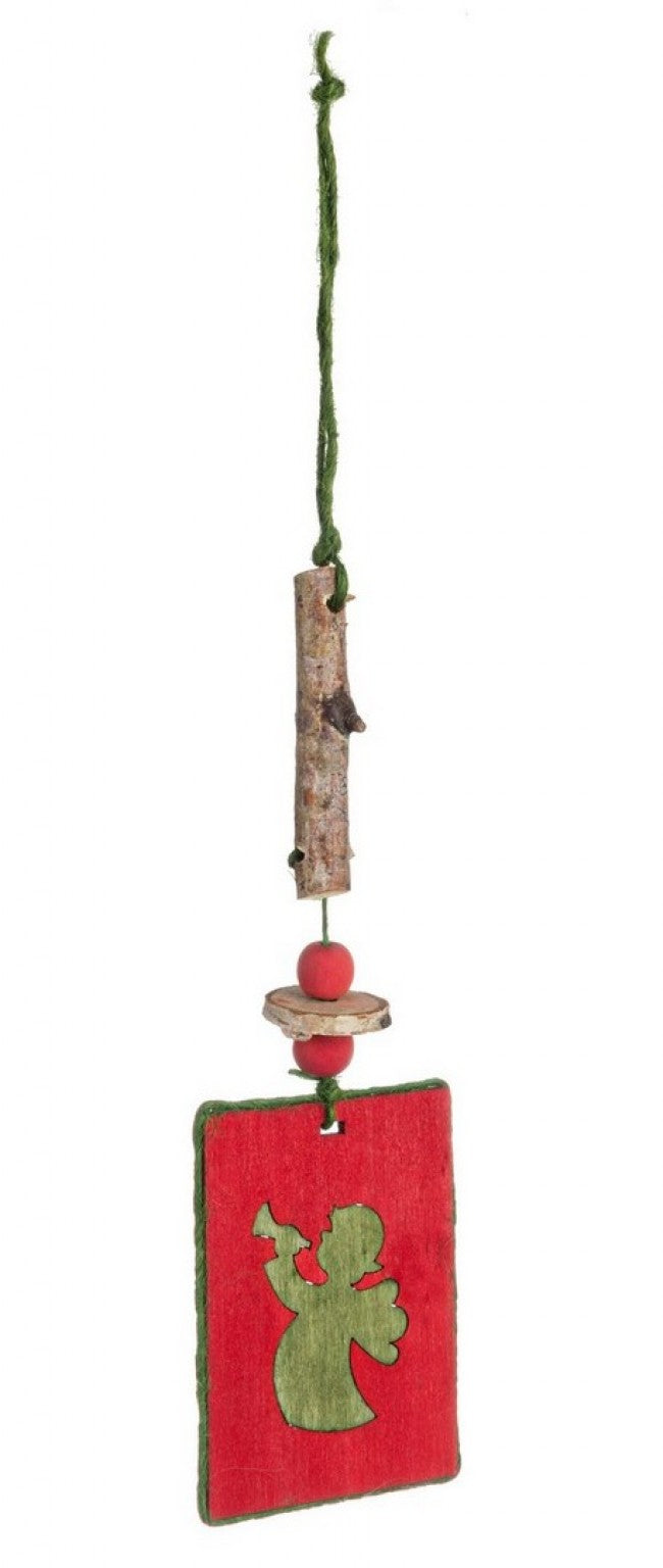 12x Colgante de ángel rectangular de Bormio