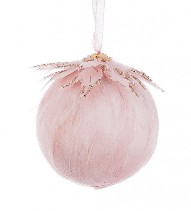 6x Esfera Plumas Karol Rosa D70