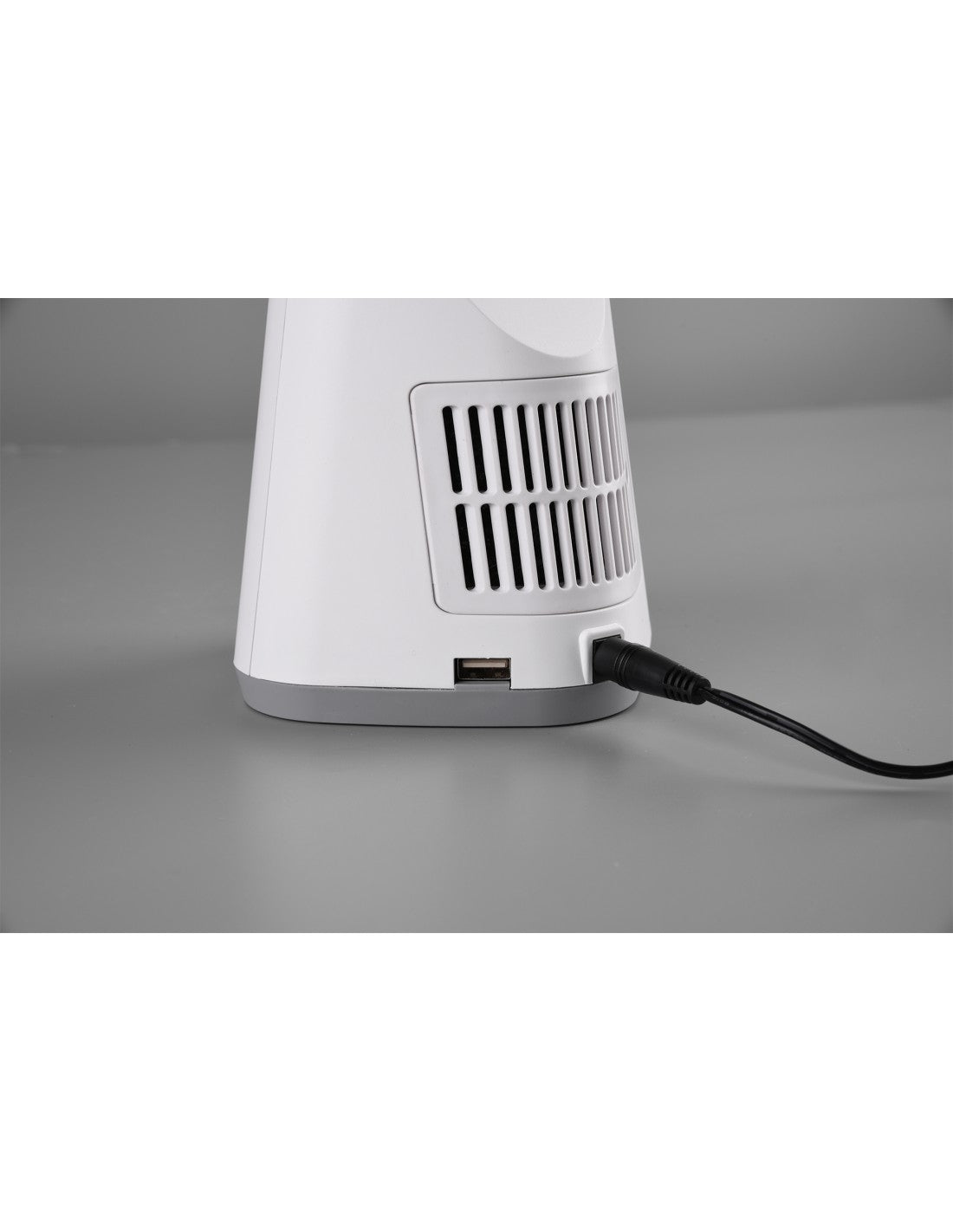 Vento Lámpara de mesa flexible con ventilador LED blanco Touch Dimmer Trio Lighting