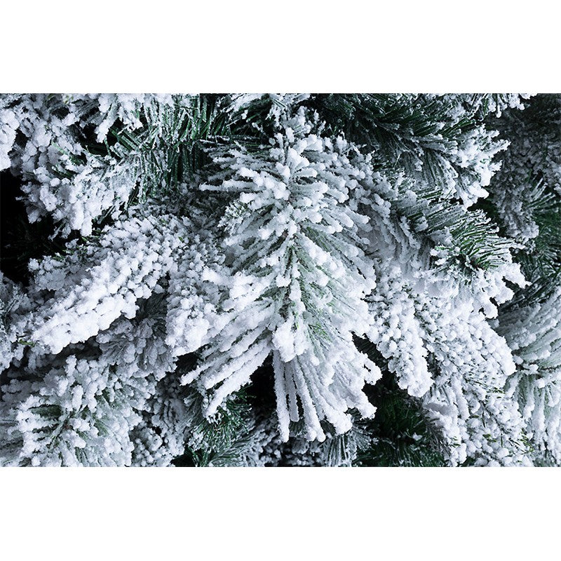 Árbol de Navidad de Dresde nevado 180 cm