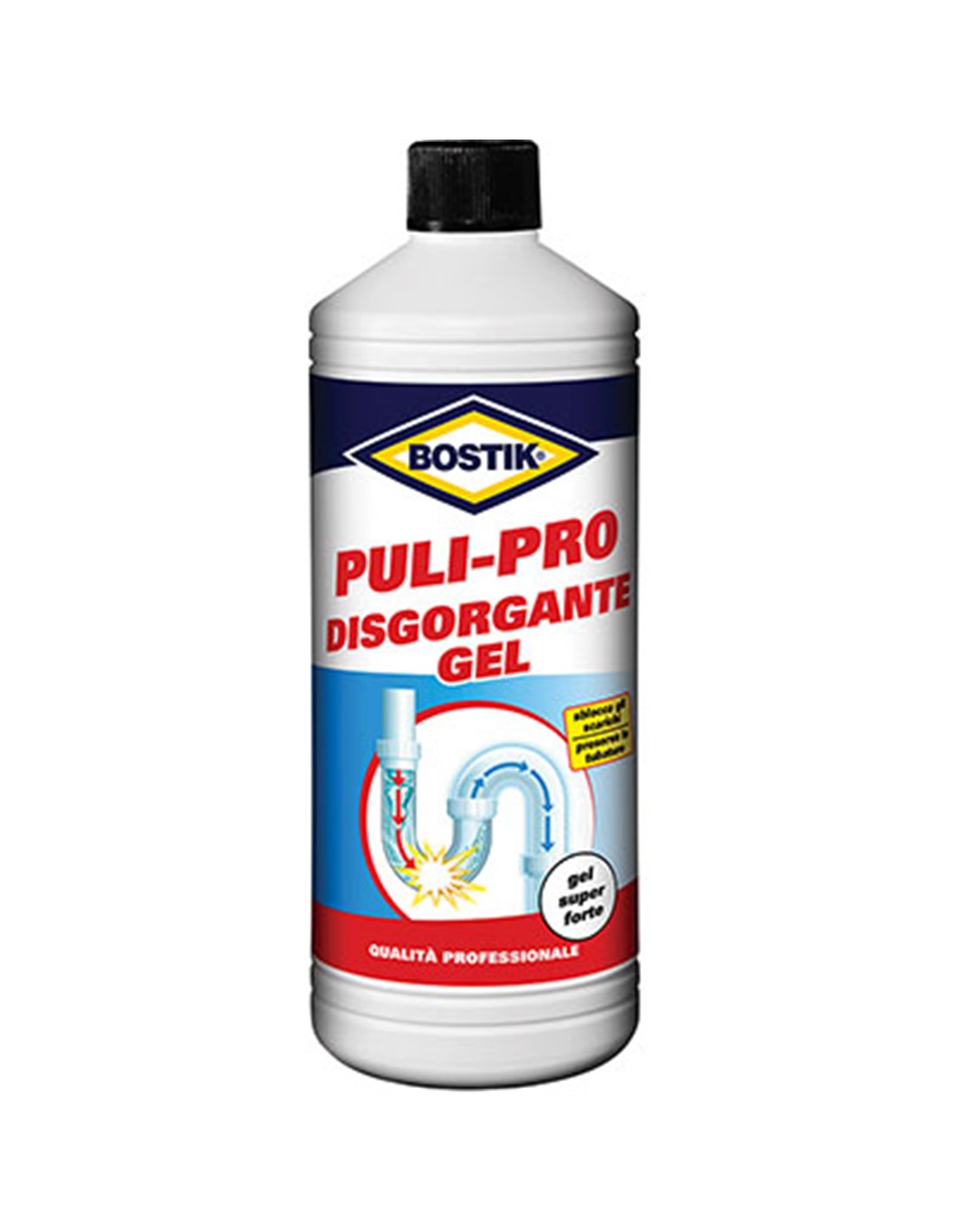 Limpiador de desagües profesional Bostik, formato LT 1.
