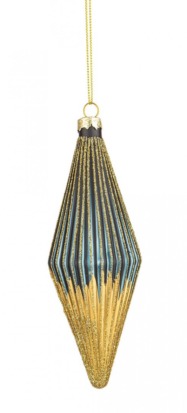 12x Colgante puntiagudo Vt Modish Blue