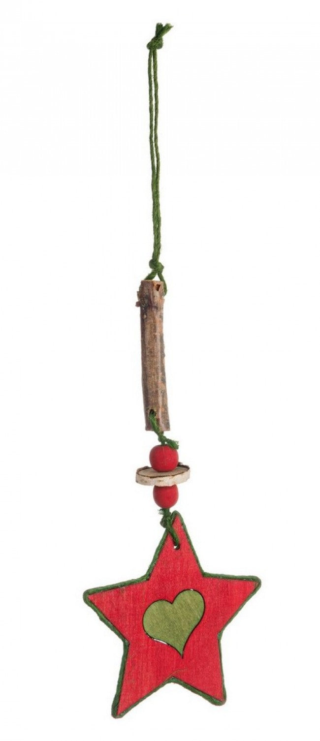 12x Colgante Bormio Estrella Corazón L