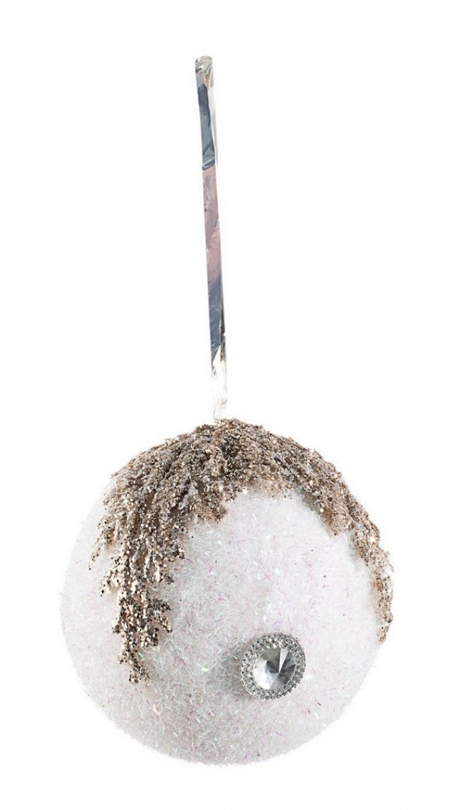 8x Esfera blanca de cuento de hadas D100