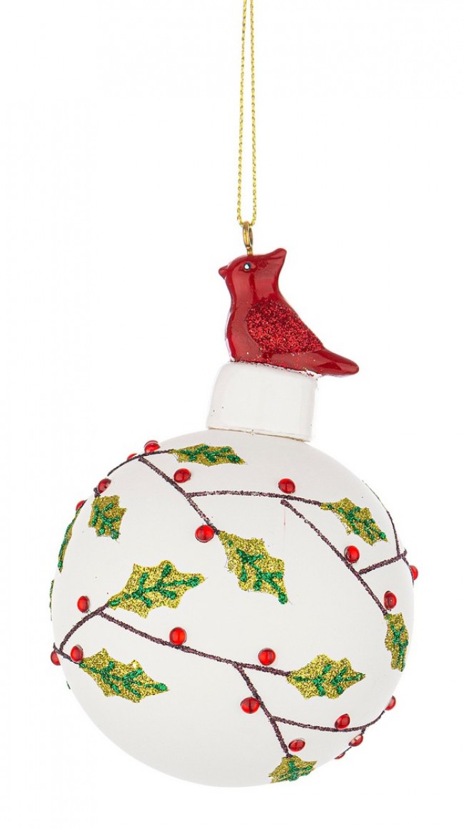 6x Esfera Vt Blanco Muérdago C