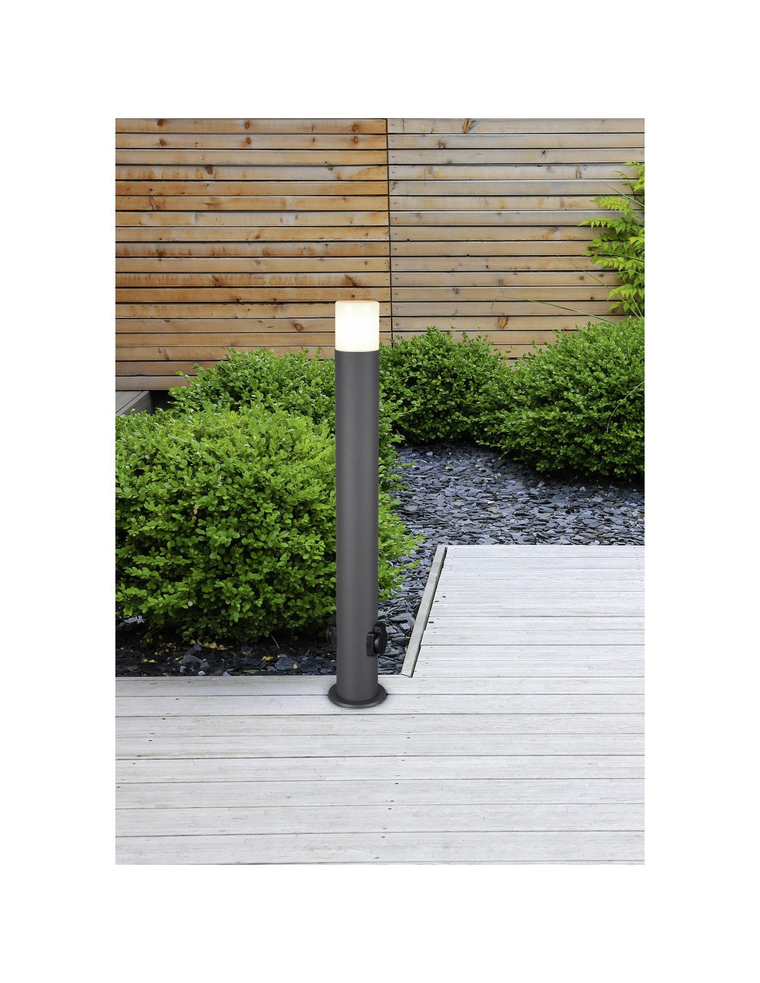 Poste de exterior Hoosic 1xE27 Antracita H80 cm IP44 Trio Lighting