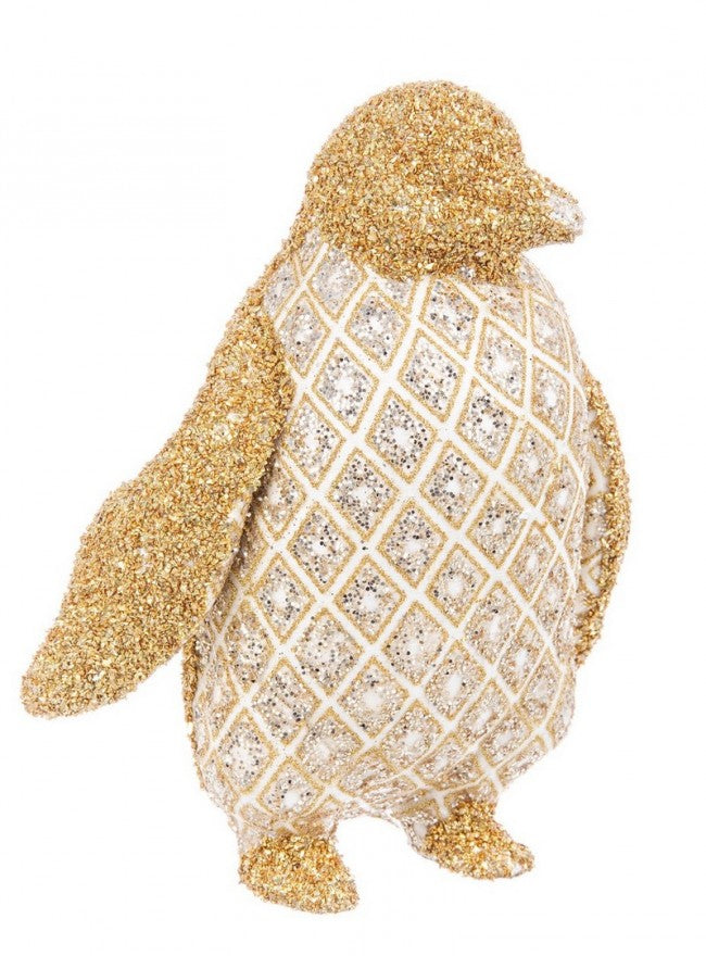 4x Soporte de Diamantes Pingüino Dorado