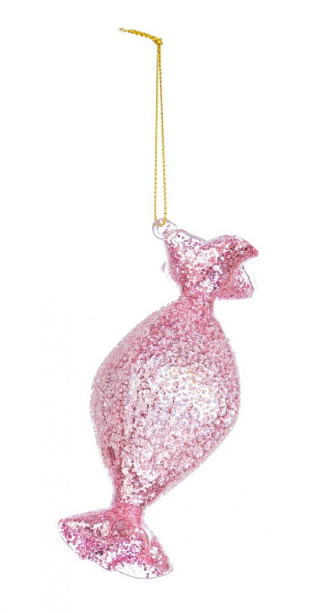 12x Colgante Vt Toffee Rosa 4.6X11.9H