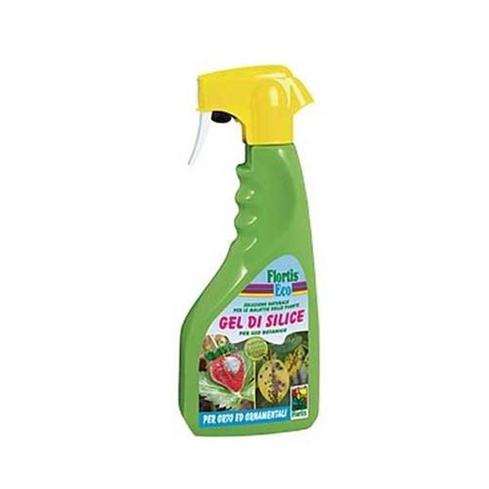 ¡Protege tu jardín con Flortis Fungicida Bio Natural Gel de Sílice Spray 500ml!