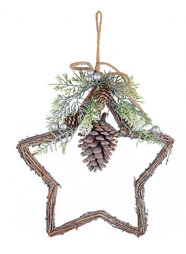 8x Colgante Reynard Silver Berry con forma de estrella