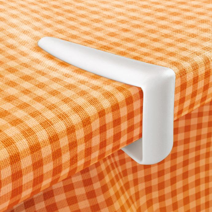 Juego de 4 clips para mantel Presto.