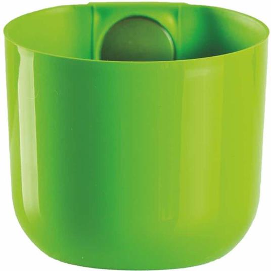 Maceta magnética Magnetika Hello Green de 6 cm para plantas de exterior y flores del jardín