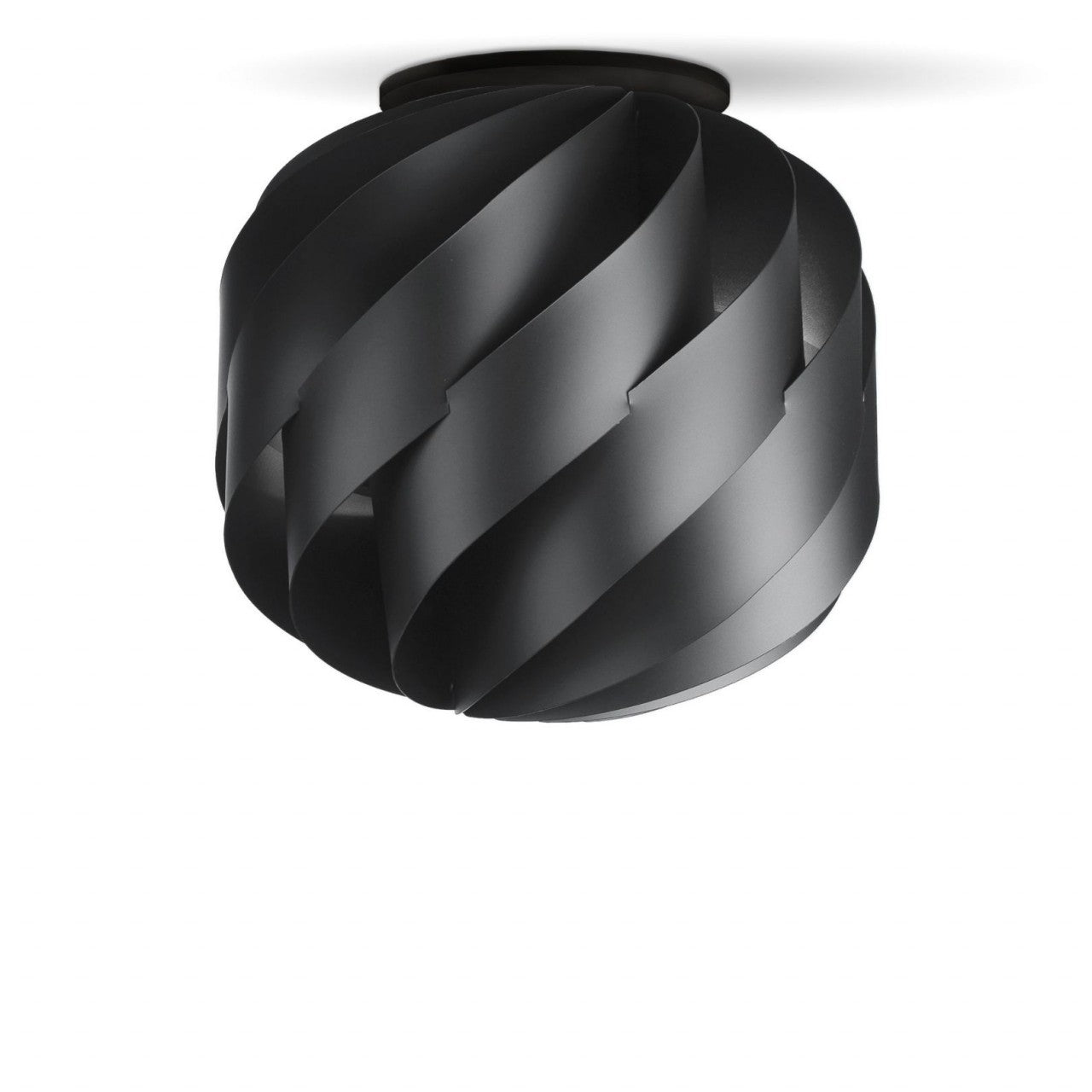 Plafón negro cm. 25 x 24h