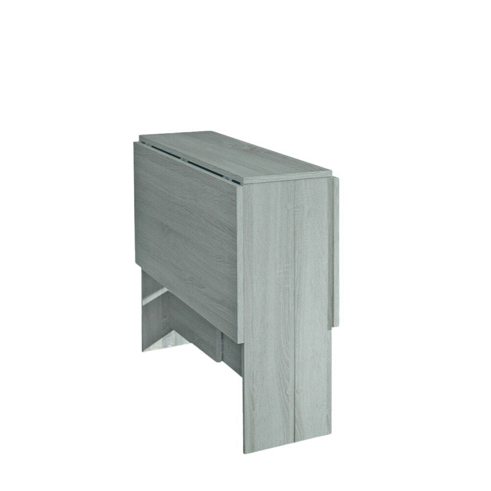 Mesa plegable que ahorra espacio Artemio, color hormigón