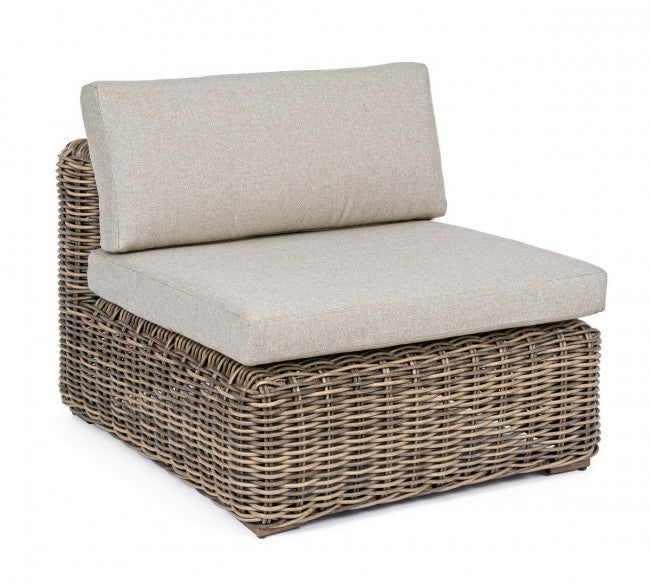 Sillón de exterior Coraline con cojines.