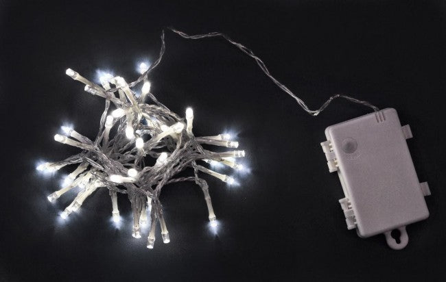 6x Bt Cadena 48 LEDs Blancos Tr Int. Cable
