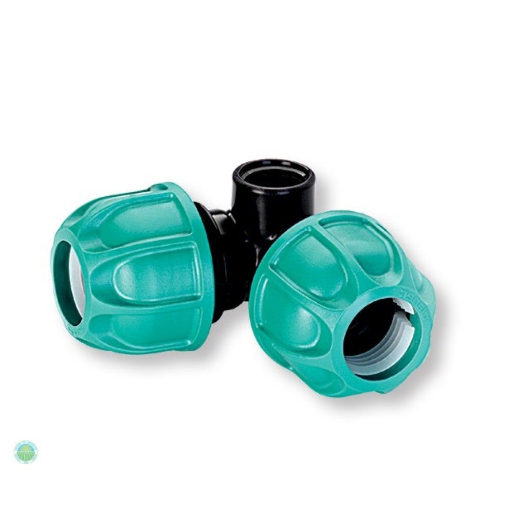 Accesorio roscado de codo hembra de 1-2"