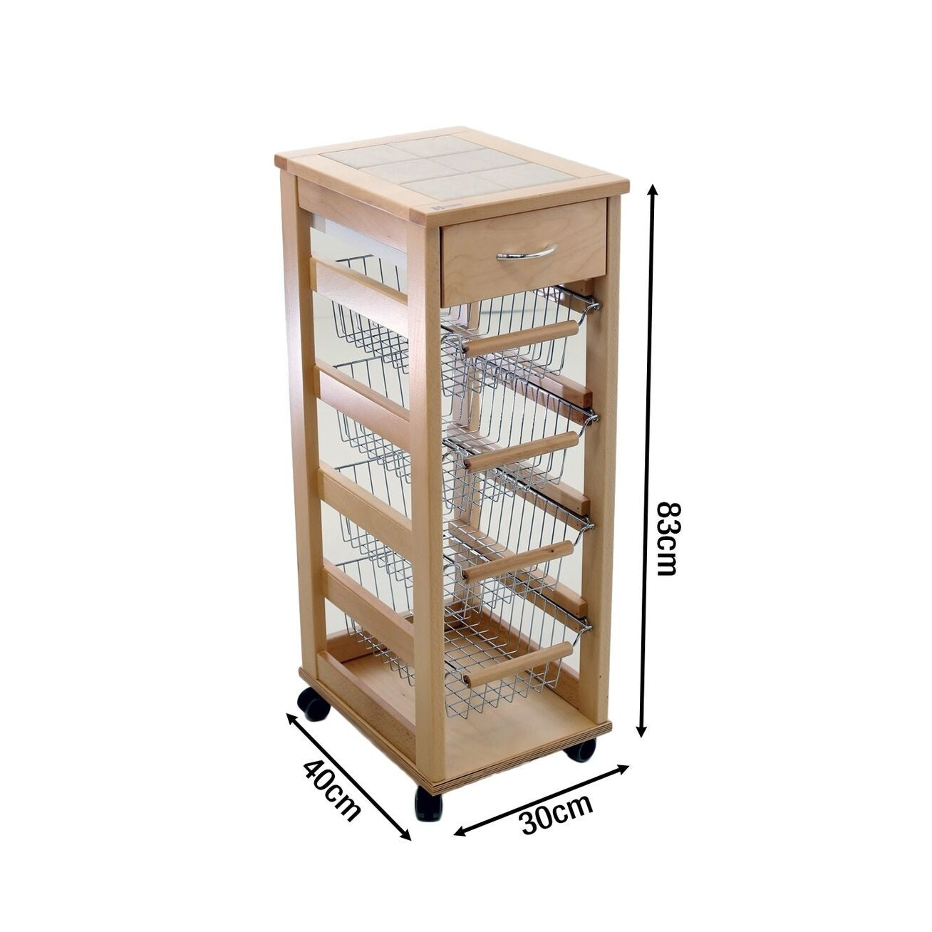 Carro Vesuvio Ahorrador de Espacio Natural