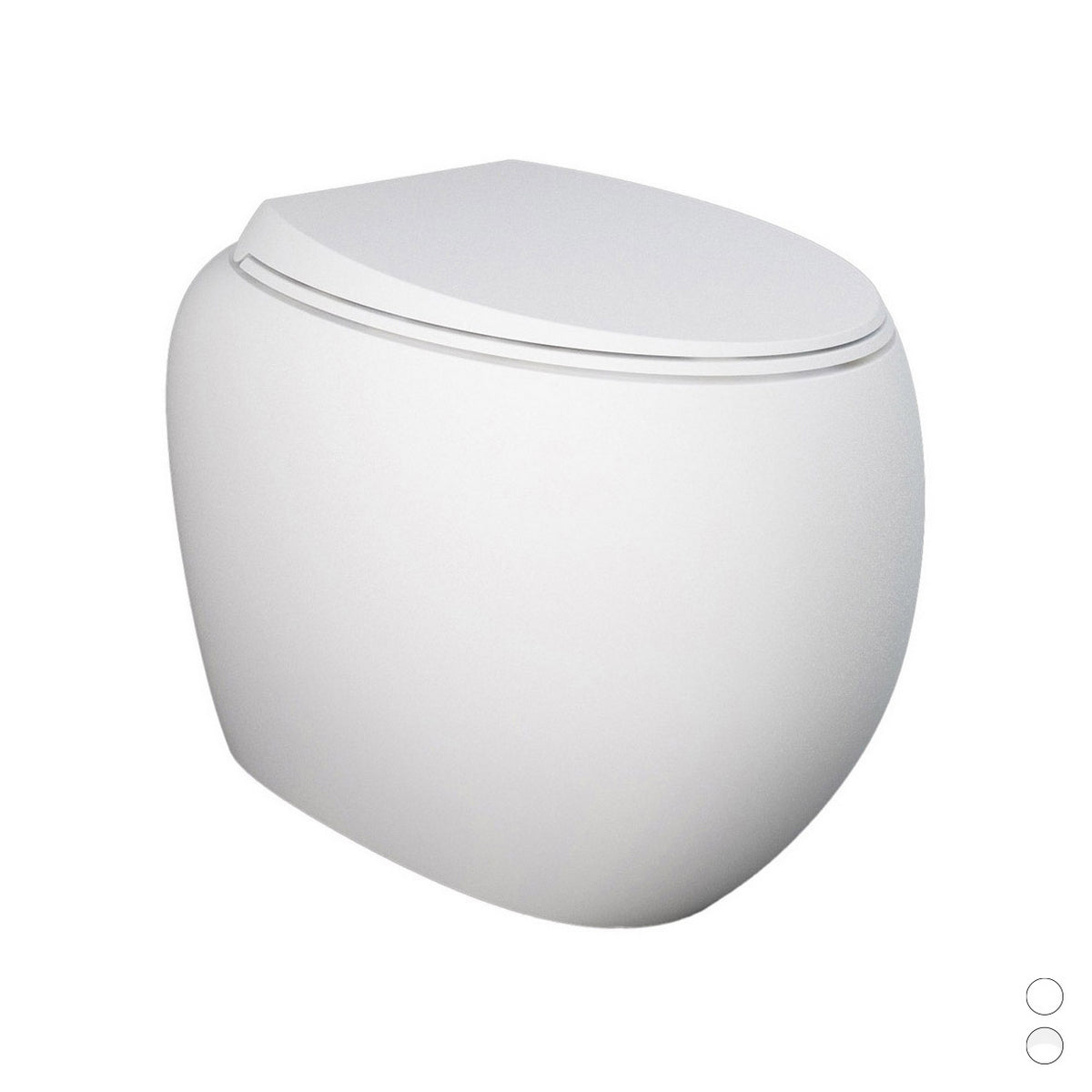 Florero a pared Cloud Rimless - Blanco mate