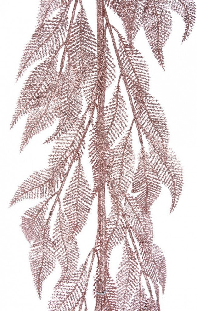 4x Guirnalda Peggy Oro Rosa Al. 180 cm