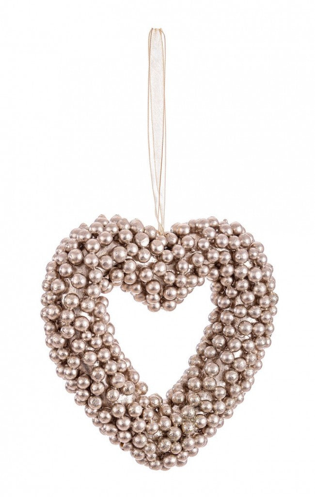 12x Colgante de corazón de champán Everly