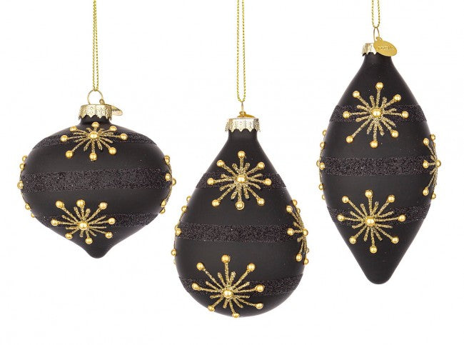 12x Colgante Vt Glimmer Negro