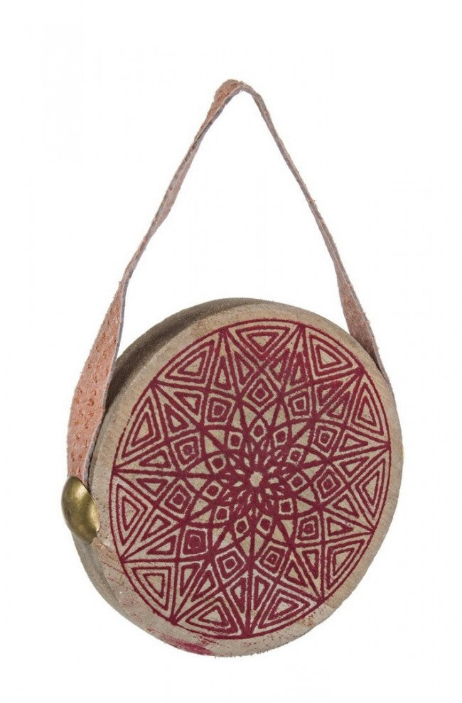 12x Medallón de Iroko rojo