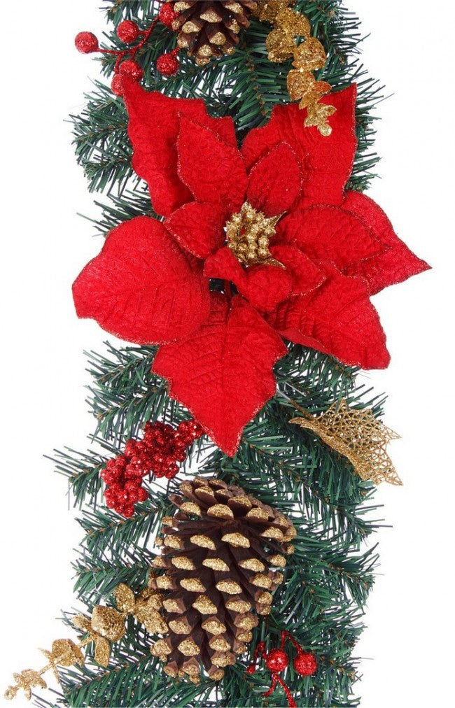 4x Boa Josie Poinsettia Roja Alt. 180