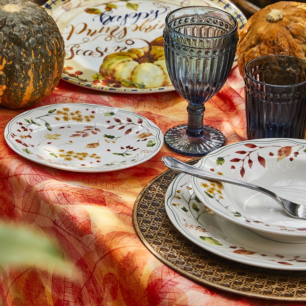 Servicio de Mesa Paleta de Porcelana Multicolor 18 Piezas