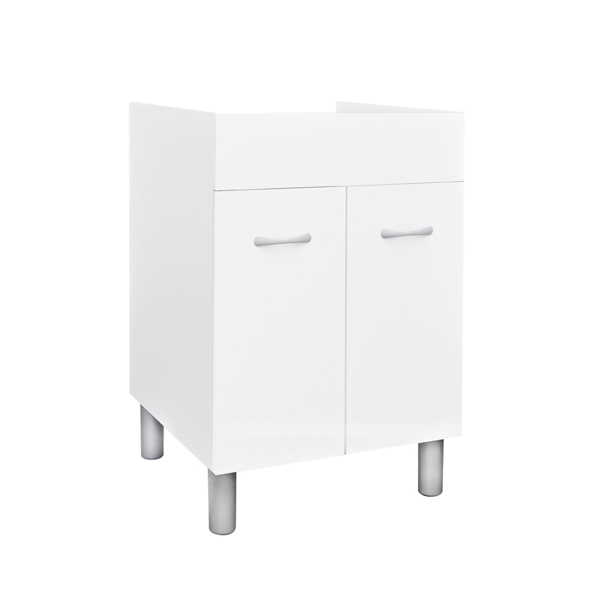 Mueble Fregadero Porcelánico Blanco Modelo Lux