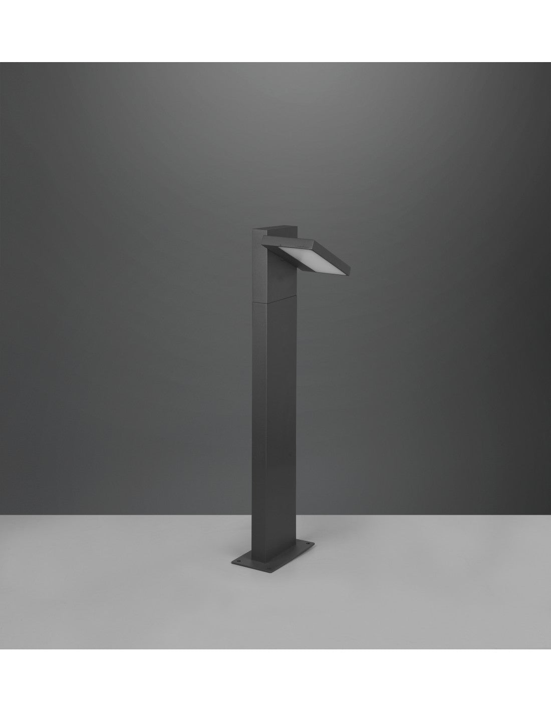 Bolardo al aire libre llevado aluminio antracita de la iluminación del trío de Horton IP54