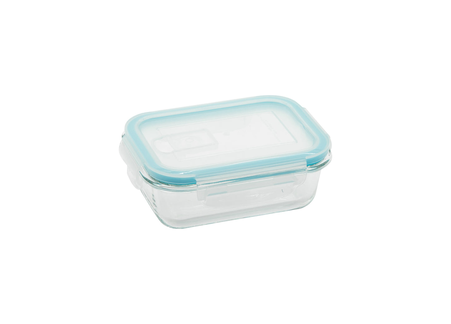 Recipiente Rectangular Con Tapa Ventless Vidrio 370 Ml