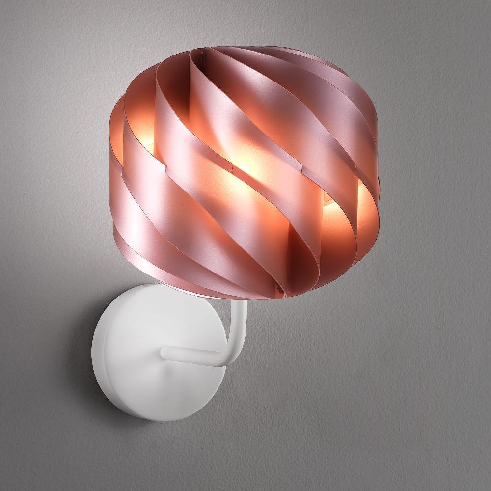 Aplique de metal rosa en metal cm. 25x28x34h