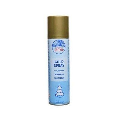 Spray dorado para decoración navideña 150 ml