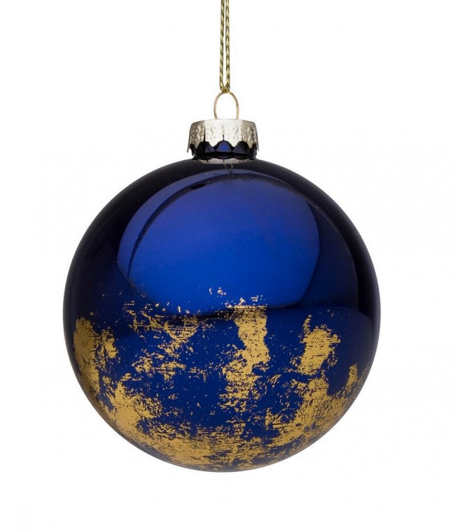 12x Pincel Esfera Vt Azul-Dorado D80