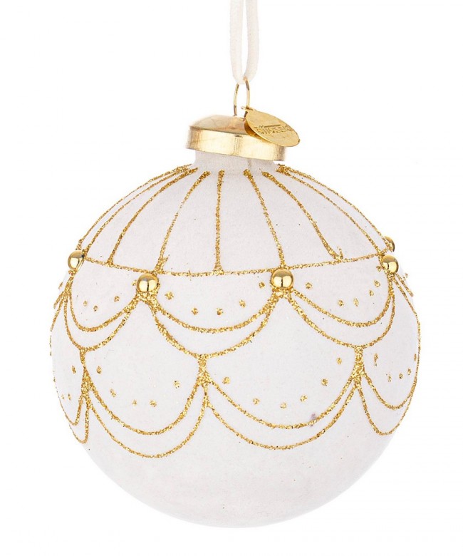 12x Esfera Vt Letizia Blanca D80