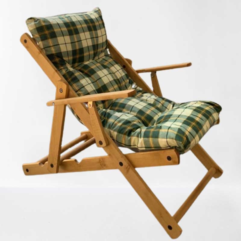 Sillón relax de madera ajustable