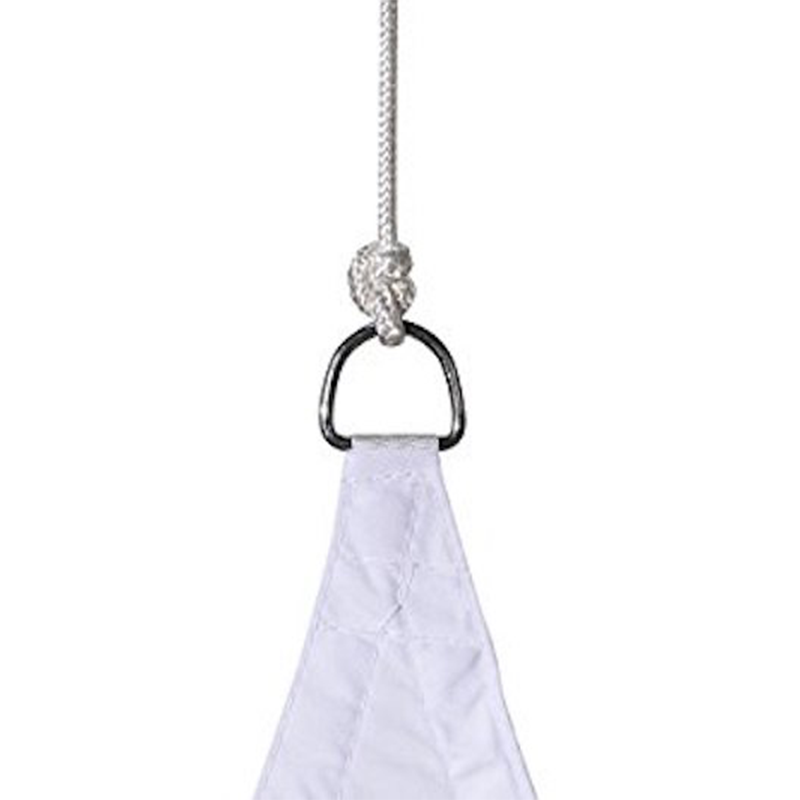 Toldo Triangular 5x5x5 m de Tela Impermeable - Color: Gris Tórtola