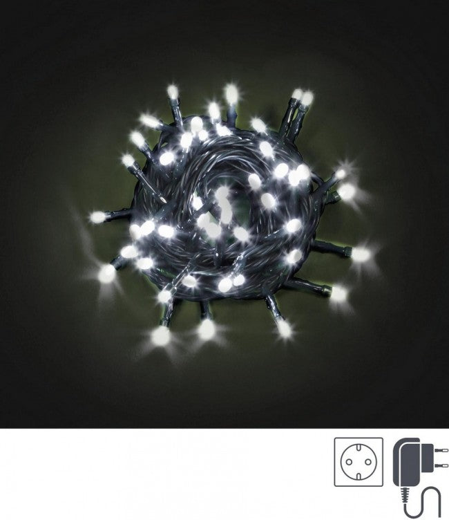 6x Bt Cadena 96 LEDs Blancos Int