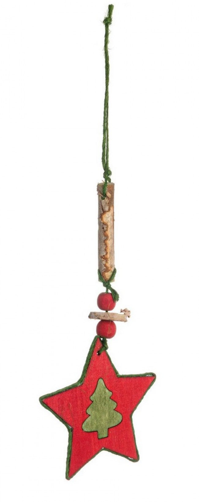 12x Colgante Bormio Estrella Pino L