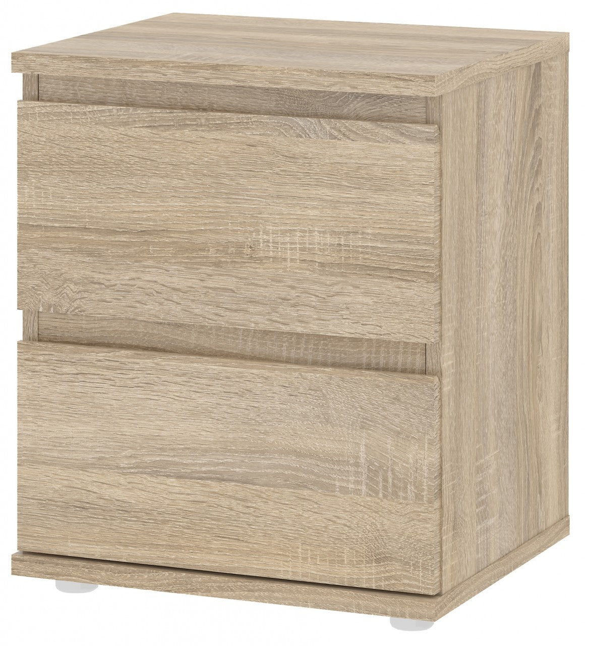 Mesita de noche para dormitorio de roble 40 x 34 x 48 h cm