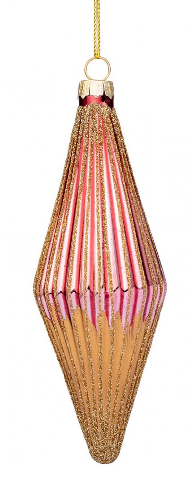 12x Colgante puntiagudo Vt Modish Pink