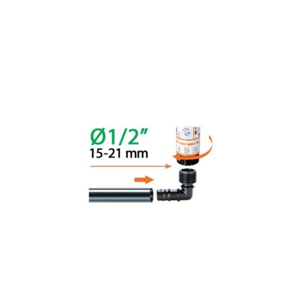Rosca del codo 1-2" (15 - 21 mm)
