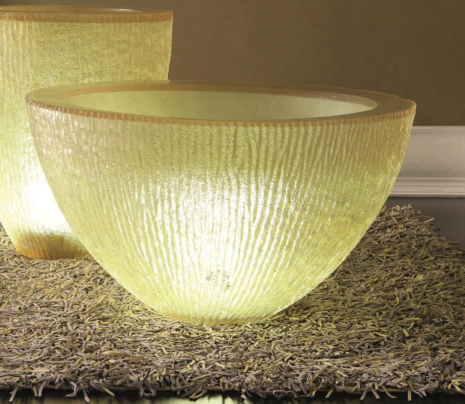 Jarrón resina blanca 80x80x45h cm