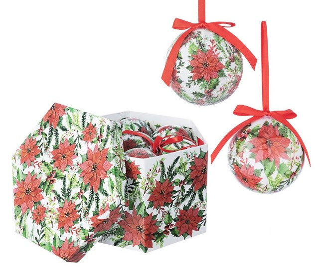 2x Bola Estrella Navidad Conf14 D75