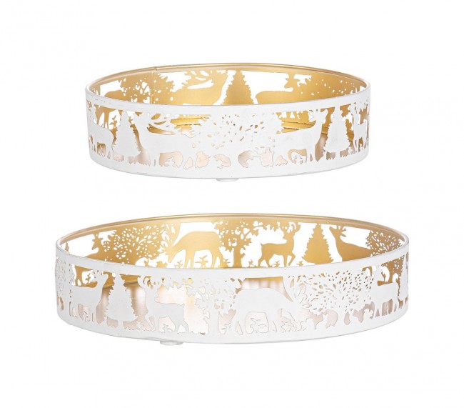 3x Set2 Bandeja Alizee Blanca