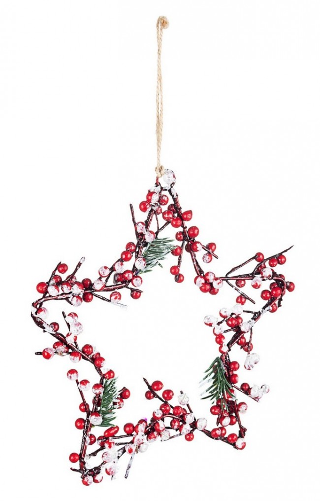 4x Colgante Joy Estrella de Baya Congelada